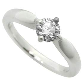 Bvlgari Like new Bulgari Dedicata a Venezia 4.6g ring in platinum with 0.43ct diamond (G-VVS1-EX),