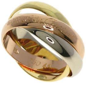 Cartier Trinity #48 Ring, 18K Yellow Gold/18KWG/18KPG, Women's