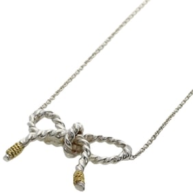 Tiffany & Co. Twisted Ribbon Necklace in 18K White Gold, Women's