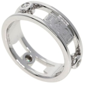 Tiffany 1837 Element Double Wire 3-Piece Diamond Ring, 18K White Gold, Women's, TIFFANY & Co.