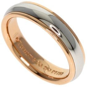 Tiffany & Co. Milgrain Ring, Platinum PT950/18KPG, Women's