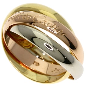 Cartier Trinity #51 Ring, 18K Yellow Gold/18KWG/18KPG, Women's