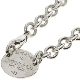 Tiffany Return to Oval Tag Necklace in Silver for Women, TIFFANY & Co.