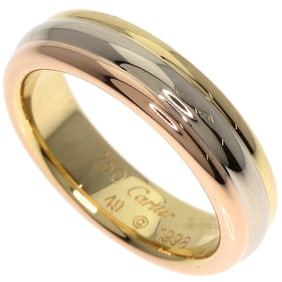 Cartier Three-Color #49 Ring, 18K Yellow Gold/18KWG/18KPG, Women's