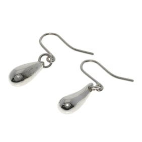 Tiffany & Co. Teardrop Earrings, Silver, Women's