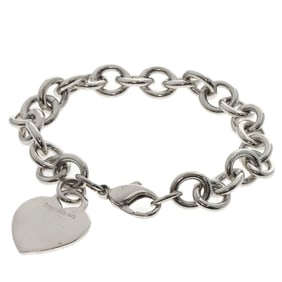 Tiffany & Co. Heart Tag Bracelet, Silver, Women's