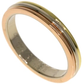 Cartier Three-Color #49 Ring, 18K Yellow Gold/18KWG/18KPG, Women's