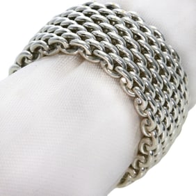 Tiffany Somerset Mesh Ring, Silver, Women's, TIFFANY & Co.