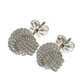 Tiffany & Co. Somerset Mesh Ball Earrings in Silver for Women