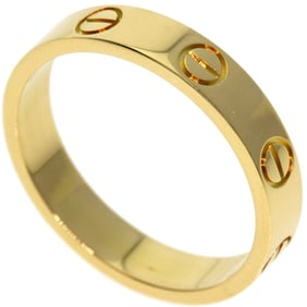 Cartier Mini Love Ring #52 18K Yellow Gold Women's
