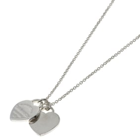 Tiffany & Co. Double Heart Necklace in Silver for Women