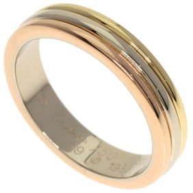 Cartier Three-Color #49 Ring, 18K Yellow Gold/18KWG/18KPG, Women's