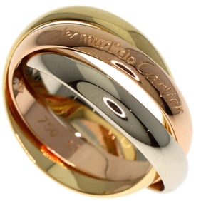 Cartier Trinity #53 Ring, 18K Yellow Gold/18KWG/18KPG, Women's