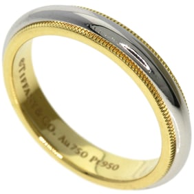 Tiffany & Co. Milgrain Ring in 18K Yellow Gold/PT950 for Women.