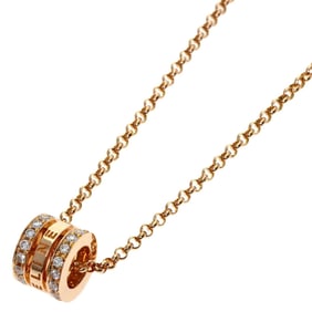 Celine Diamond Necklace in 18K Pink Gold for Women