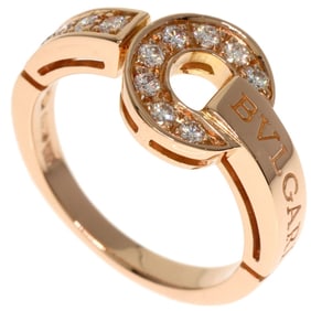 BVLGARI Diamond Ring in 18K Pink Gold for Women