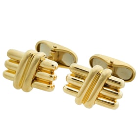 Tiffany & Co. Cufflinks, 14.5g, 18KYG Yellow Gold