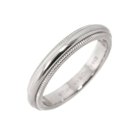 Tiffany & Co. Milgrain Ring, 3mm Wide, Platinum, Together
