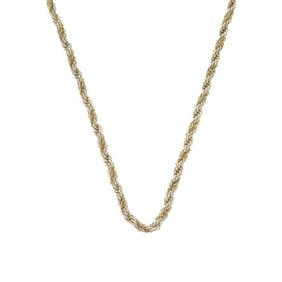 Tiffany Twist Screw Chain Necklace in 925 Sterling Silver and 18K Yellow Gold (1210) by & Co.