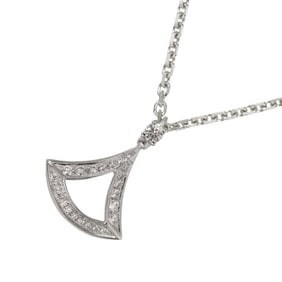 BVLGARI Diva Dream Diamond Necklace, 44cm, K18 WG White Gold 750