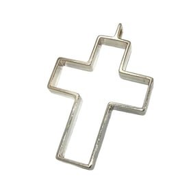 GUCCI Cross Top Necklace, 925 Silver, Total Weight 8.69g, JA-23562