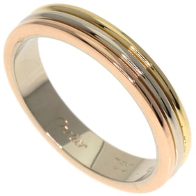 Cartier Three-Color #54 Ring, 18K Yellow Gold/18KWG/18KPG, Women's