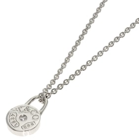 Tiffany 1837 Round Rock Diamond Necklace in Silver for Women. TIFFANY & Co.