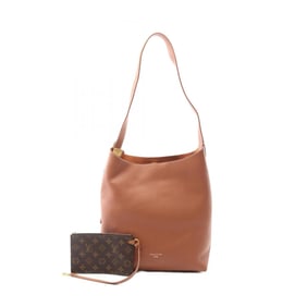 Louis Vuitton Lowkey Hobo MM Shoulder Bag, Leather, Women's, Brown, M24974