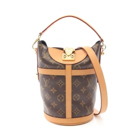 Louis Vuitton Duffle Bag, Handbag, Coated Canvas and Leather, Monogram, Women's, Brown, M43587