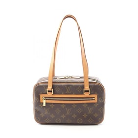 Louis Vuitton Cite MM Shoulder Bag, Coated Canvas and Leather, Monogram, Women's, Brown, M51182