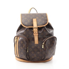 Louis Vuitton Sac Ado Bosphor Backpack, Coated Canvas and Leather, Monogram, Women's, Brown, M40107