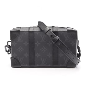 Louis Vuitton Soft Trunk Wallet Shoulder Bag in Coated Canvas and Leather, Monogram Eclipse, Men's,
