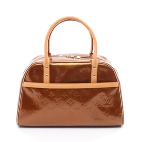 Louis Vuitton Tompkins Square Handbag in Vernis Leather, Brown, Women's, M91103
