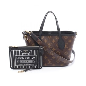 Louis Vuitton Neverfull Inside Out BB Tote Bag, Coated Canvas and Leather, Monogram, Women's, Brown