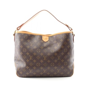 Louis Vuitton Delightful PM Shoulder Bag, Coated Canvas and Leather, Monogram, Women's, Brown,