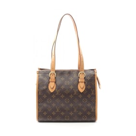 Louis Vuitton Popincourt Au Tote Bag, Coated Canvas and Leather, Monogram, Women's, Brown, M40007