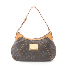 Louis Vuitton Thames GM Shoulder Bag, Coated Canvas and Leather, Monogram, Women's, Brown, M56383