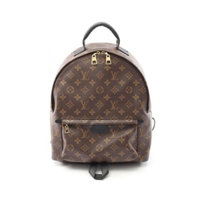 Louis Vuitton Palm Springs Backpack MM, Coated Canvas and Leather Monogram, Women's, Brown, M41561