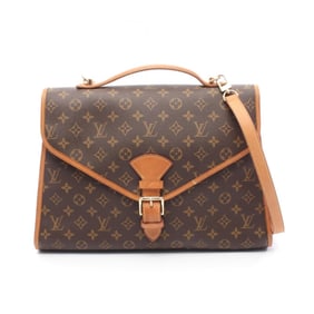 Louis Vuitton Beverly Handbag, Coated Canvas and Leather, Monogram, Women's, Brown, M51121