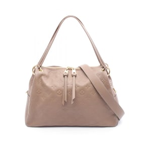 Louis Vuitton Pontu PM Shoulder Bag in Monogram Empreinte Leather, Beige, Women's, M43927