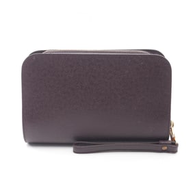 Louis Vuitton Baikal Leather Clutch Bag, Taiga, Men's, Bordeaux, M30186