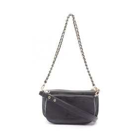 Louis Vuitton Multi Pochette Accessoires Shoulder Bag in Monogram Empreinte Leather, Black, Women's,