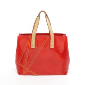Louis Vuitton Reed PM Handbag, Leather Vernis, Women's, Pink and Orange, M91903