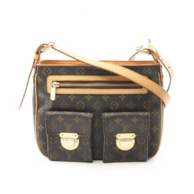 Louis Vuitton Hudson GM Shoulder Bag in Coated Canvas and Leather with Monogram Design, Brown,