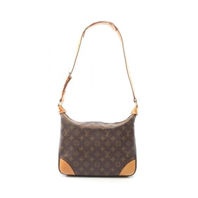 Louis Vuitton Boulogne PM Shoulder Bag, Coated Canvas and Leather, Monogram, Women's, Brown, M51265