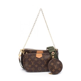 Louis Vuitton Multi Pochette Accessoires Shoulder Bag in Coated Canvas with Monogram Design,