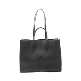 Louis Vuitton On the Go GM Tote Bag in Monogram Empreinte Leather, Women's, Black, M44925
