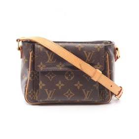 Louis Vuitton Viva Cite PM Shoulder Bag in Coated Canvas and Leather with Monogram Design, Brown,