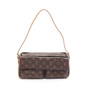 Louis Vuitton Viva Cite MM Shoulder Bag in Coated Canvas and Leather with Monogram Design, Brown,