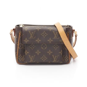 Louis Vuitton Viva Cite PM Shoulder Bag in Coated Canvas and Leather with Monogram Design, Brown,
